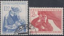 1953, ČSR II, 0714/0715, Mezinárodní den žen, ⊙