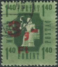 1953, Maďarsko, BL3, Balíková známka pro vnitřní službu ⊙