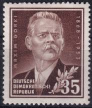 1953, NDR, 0354YI, 85. výročí narození Maxima Gorkého  ✶