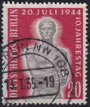 1954, Berlín, 119, 10. výročí atentátu na Adolfa Hitlera z 20. července 1944  ⊙