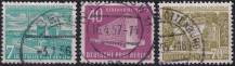 1954, Berlín, 121/123, Výplatní známky: Berlínské stavby  ⊙