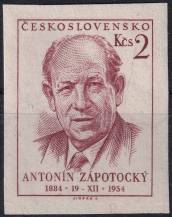 1954, ČSR II, 0813, 70. narozeniny Antonína Zápotockého ✶