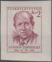 1954, ČSR II, 0813, 70. narozeniny Antonína Zápotockého ✶✶