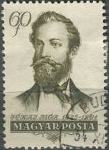 1954, Maďarsko, 1395, 50. výročí úmrtí Móra Jókaie ⊙