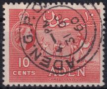 1955, Aden, 63, Výplatní: královna Alžběta II. - karavana velbloudů ⊙