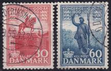 1955, Dánsko, 0356/357, 1000 let Dánského království (II) ⊙