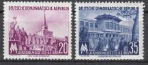 1955, NDR, 0447/0448, Lipské jarní trhy, **