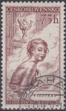1956, ČSR II, 0874, Československé lázně, ⊙