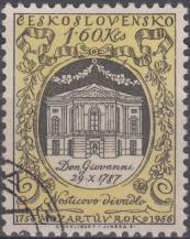 1956, ČSR II, 0892, Pražské jaro: Stavovské divadlo, ⊙