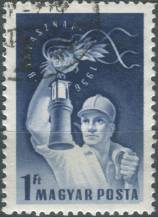 1956, Maďarsko, 1471, Den horníků ⊙