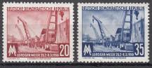 1956, NDR, 0518/0519, Lipské jarní trhy, **