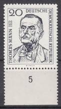 1956, NDR, 0534, 1. výročí úmrtí Thomase Manna, počitadlo, **