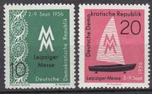 1956, NDR, 0536/0537, Lipské podzimní veletrhy, **