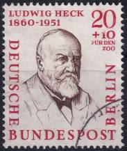 1957, Berlín, 168, Muži z historie Berlína (II): Prof. Ludwig Heck  ⊙