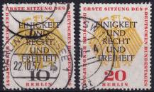 1957, Berlín, 174/175, První ústavodárné zasedání 3. německého parlamentu v Berlíně  ⊙