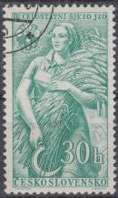 1957, ČSR II, 0927, III. celostátní sjezd JZD, ⊙