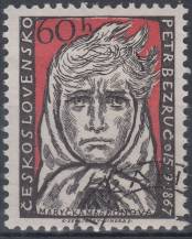 1957, ČSR II, 0959, 90. narozeniny básníka P. Bezruče, ⊙