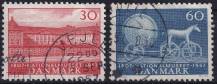 1957, Dánsko, 0367/0368, 150 let Národního muzea ⊙