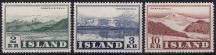 1957, Island, 0316/0318, Výplatní známky: Krajinky  ✶✶