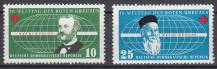 1957, NDR, 0572/0573, Světový den Červeného kříže, **