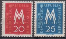 1957, NDR, 0596/0597, Lipské podzimní veletrhy, **