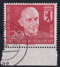 1958, Berlín, 181, 1. výročí Prof. Otto Suhra  ⊙  o D