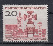 1958, Bundes, 0290, 1000 let Trevírských trhů, **