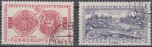 1958, ČSR II, 0991/0992, Celostátní výstava archivních dokumentů, ⊙