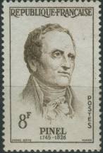 1958, Francie, 1178, Francouzští lékaři: Philippe Pinel (1745-1826) ∗∗