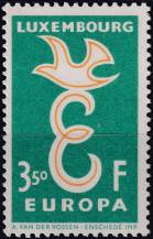 1958, Lucembursko, 0591, EUROPA ✶✶