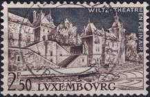 1958, Lucembursko, 0593, Krajinky - Zámek ve Wiltzu ⊙