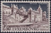 1958, Lucembursko, 0593, Krajinky - zámek ve Wiltzu ✶✶
