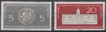 1958, NDR, 0647/0648, 400 let Univerzity Friedricha Schillera v Jeně, **