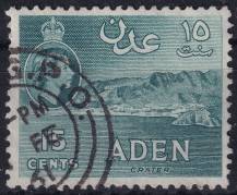 1959, Aden, 64, Výplatní: královna Alžběta II. ⊙