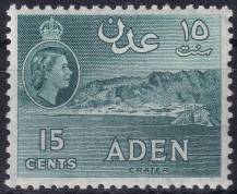 1959, Aden, 64, Výplatní: královna Alžběta II. ✶✶