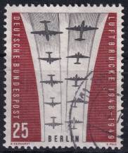 1959, Berlín, 188, 10. výročí ukončení blokády Berlína, Berlínský letecký most  ⊙