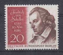 1959, Berlín, 190, 200. výročí narození Friedricha Schillera, **
