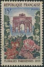1959, Francie, 1228, Výstava květin ⊙