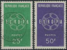 1959, Francie, 1262/1263, EUROPA ⊙