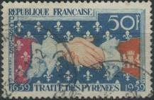 1959, Francie, 1265, 300 let Pyrenejské smlouvy ⊙