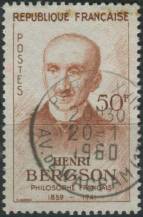 1959, Francie, 1267, 100. výročí narození Henriho Bergsona ⊙