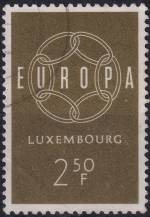 1959, Lucembursko, 0609, EUROPA ⊙