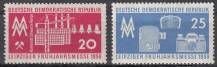 1959, NDR, 0678/0679, Lipské jarní veletrhy, **
