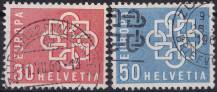 1959, Švýcarsko, 0679/0680, EUROPA ⊙