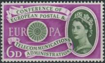 1960, Anglie, 0341, EUROPA ∗∗