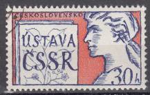 1960, ČSR II, 1138, Ústava ČSSR, ⊙