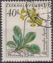 1960, ČSR II, 1150, Květiny: Prvosenka lysá, ⊙