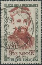 1960, Francie, 1300, Bojovníci hnutí odporu (IV): Abbé René Bonpain (1908-1943) ⊙