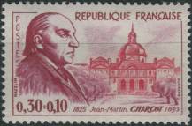 1960, Francie, 1312, Červený kříž: Dr. Jean-Martin Charcot (1825-1893), lékař ∗∗