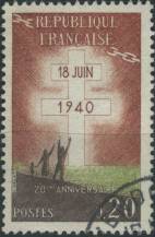 1960, Francie, 1315, 20. výročí začátku hnutí odporu ⊙